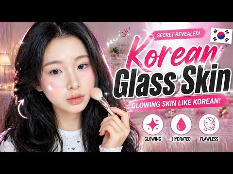 Korean Glass Skin in 5 Minutes 🪞 | No Filter Needed