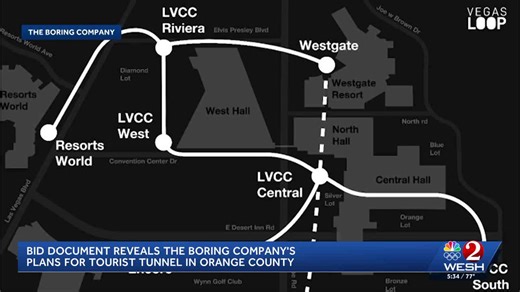 Elon Musk's The Boring Company could bring an underground tunnel to Orlando, connecting theme parks