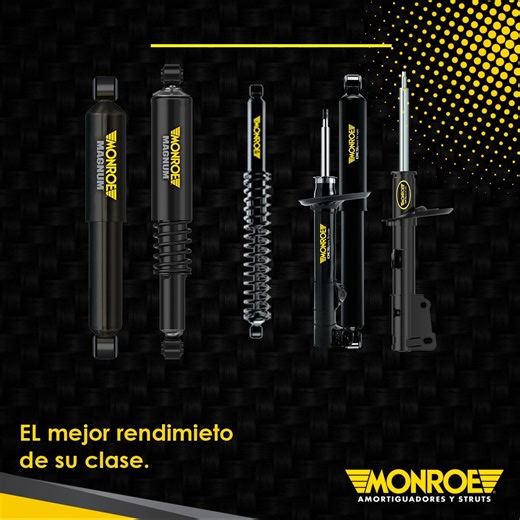 Más de 100 años respaldan la calidad de los #Amortiguadores y #Struts de #Monroe Encuentra los tuyos en 💻 www.monroe.com.mx | Monroe