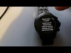 Fossil Gen 5 Garrett HR reset to factory settings and the "ticking" issue from the speaker