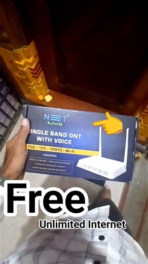 Unlimited Router Net link fiber optics Router 😲 | Fibre installation | Router Free | Ott platform