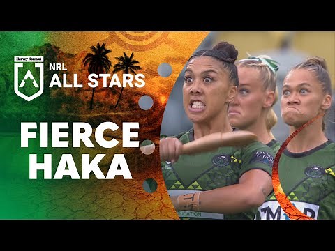 Women's Maori All-Stars deliver a powerful rendition of the Haka | NRL on Nine