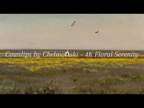Józef Chełmoński – Cowslips (1908) | 4K Art for TV | Relaxing Screensaver | No Sound
