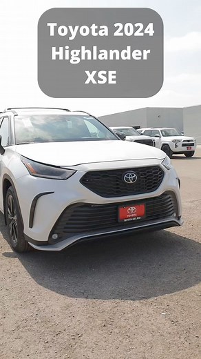  Introducing the 2024 Toyota Highlander XSE!  Experience the...