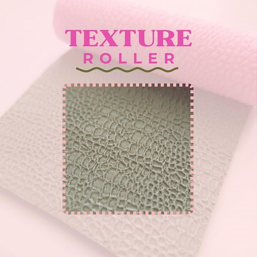Alligator Texture Roller: Polymer Clay Embossing Tool - Etsy
