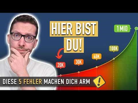 Diese 5 FEHLER machen dich ARM – EGAL wie viel du verdienst!