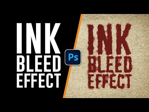 Make Your Text Bleed! INK BLEED EFFECT in Photoshop