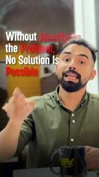 Identify the Problem, Solution follows! ✨