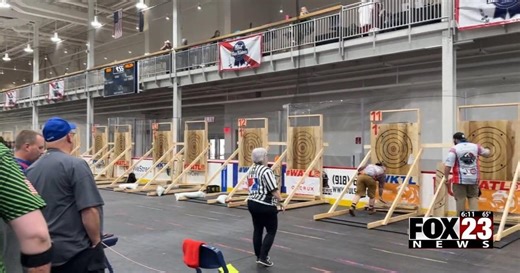 Video: World Axe and Knife Throwing Championship held in Tulsa