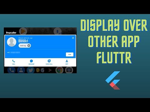 How to Display over other Apps Flutter ?