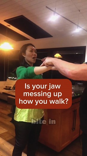 Human Garage on Instagram: "Did you know your jaw affects how you walk? ㅤ Although it might seem surprising at first. The body is interconnected in complex ways, and issues in one area can influence others. ㅤ The jaw, or temporomandibular joint (TMJ), can influence posture and body alignment. If there is a misalignment or dysfunction in the TMJ, it can lead to compensatory changes in posture to maintain balance and function. These changes can extend down the neck and spine, potentially altering 