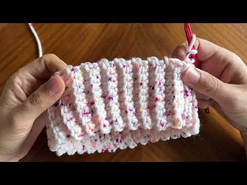 How to crochet a hat brim, bottom to top hat, beginner tutorial, sc blo, Bre beanie brim