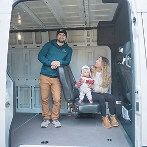 Installing A Foldaway Bench Seat In A 2019 Mercedes Sprinter Camper Van — Sara & Alex James - Custom Crafted Vans