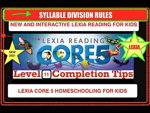 Lexia core 5 level 11 Syllable division Lexia reading | Lexia core 5 completion Two syllable words