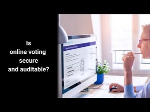 Is online voting secure and auditable?