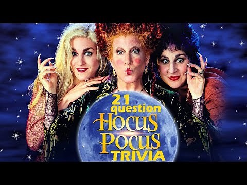 HOCUS POCUS - 21 question trivia quiz about the Halloween Classic {ROAD TRIpVIA-ep:669}