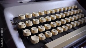 old turkish f keyboard typewriter former Turkish keyboard for typewriters.,