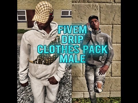 Fivem Male Drip Clothes Pack Showcase (For Sale)