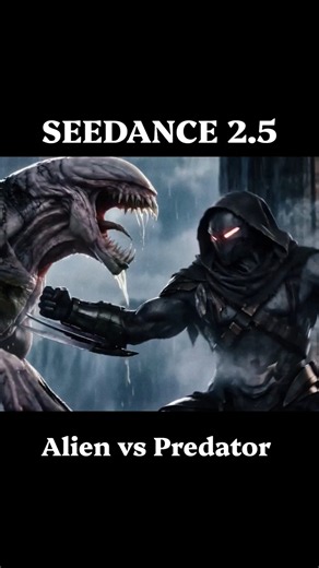 Seedance 2.5 Test | Alien vs Predator Fight