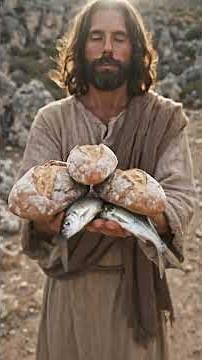 How Jesus blessed the five loaves and two fish to feed 5000#TheMiracleOfJesus #BiblicalStory