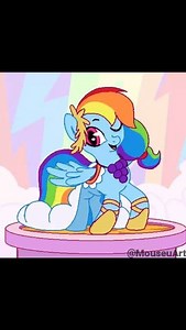 324K views · 14K reactions | Rainbow Dash dresses up | Rainbow Dash | Facebook