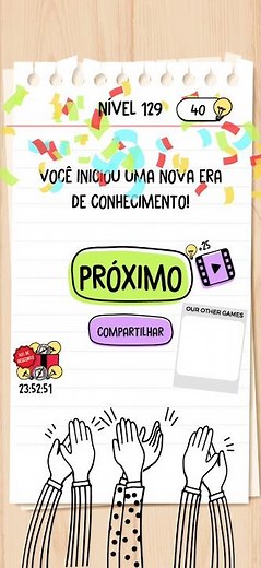 BRAIN TEST NÍVEL 129 EM PORTUGUÊS