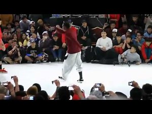 Bboy Machine destroys the beat