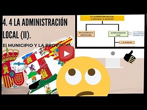 ORGANIZACIÓN TERRITORIAL |🔺Admin. LOCAL🔺 El Municipio y la Provincia | VideoTema OPOSICIONES 2020 🇪🇸
