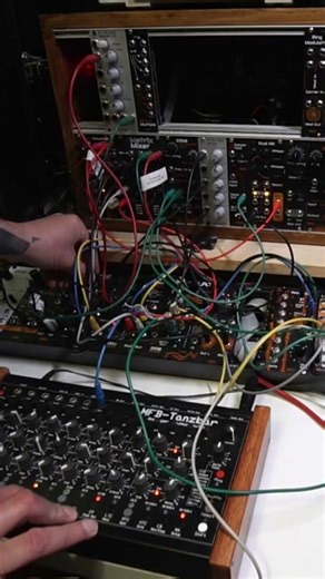 Techno jam with modular synth. #eurorack #musicproducer #electronicmusic #technodance #dj #synth