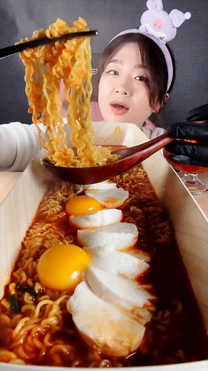 새벽 2시 꼬들 순두부 열라면에 삼각김밥… 미쳤다… #틱톡순삭 #파트너크리에이터 #틱톡푸드 #푸드사운드 #asmr #food #tiktokfood