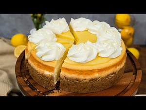 Easy Lemon Cheesecake (NY-Style)