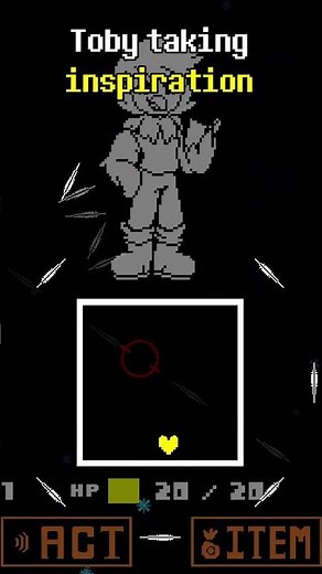 Toby Reusing Attacks from Undertale Yellow #deltarune #undertaleyellow #roaringknight #tobyfox