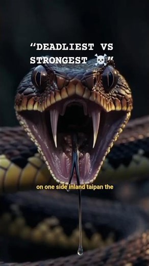 MOST DEADLY VS MOST POWERFUL 😱 | Inland Taipan 🐍 vs Anaconda 🐍