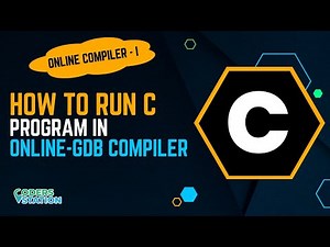 How to run C program in online compiler (gdb compiler)| Online gdb C compiler