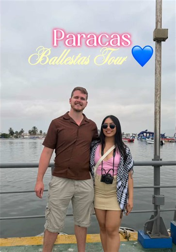 If you’re visiting Peru, don’t skip Paracas 🤎✨ We paid $50 for our hotel and only $10 for the Ballestas Islands tour. Seeing the Paracas Candelabra, sea lions, penguins, stunning rock formations, and unforgettable views was so worth it! #Peru #paracas #ballestasislands #paracasperu #travel
