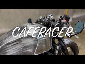 INAZUMA400 Caferacer イナズマ400 スクランブラーからカフェレーサーへ仕様変更 Vlog GSX