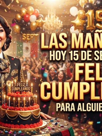 Las Mañanitas hoy 15 de septiembre con mariachi