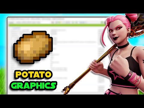 How To Get POTATO GRAPHICS in Fortnite in 3 Minutes!