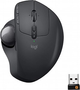 Logitech 910-005179 MX Ergo Wireless Trackball, Grafit, Einzeln