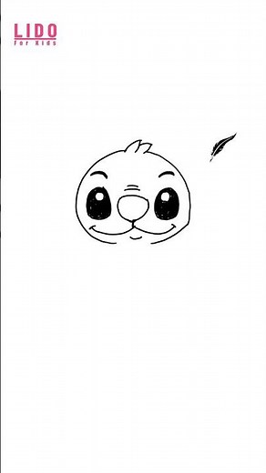 STITCH How to draw Easy Cute Drawing Tutorial for Kids & Beginners Step by Step #lidoartworks