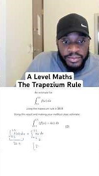 The Trapezium Rule! Save this as part of your revision. #alevelmaths #mathswithdan #fyp #alevels
