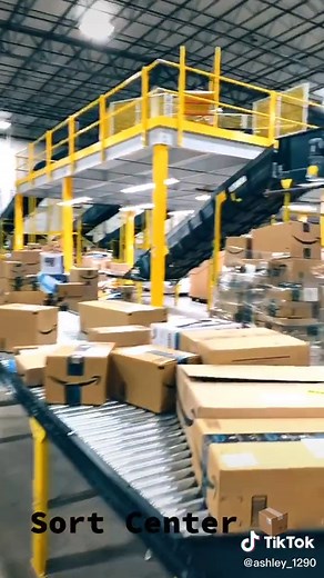Inside Amazon's Sort Center Explained