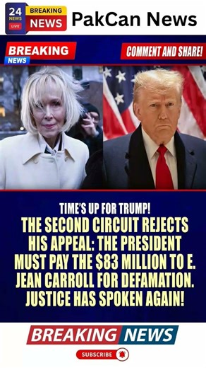 $83 Million Verdict Against Trump Stands After Court Ruling | PakCan News