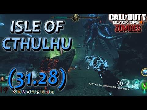 "ISLE OF CTHULHU" Easter Egg Speedrun (31.28) - BO3 Custom Zombies