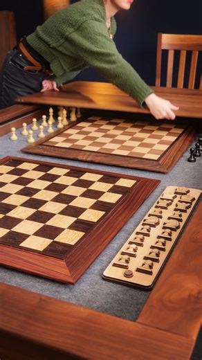 Our magnetic chessboard is almost here 🔥 Magnetic, wall-mountable, and launching on Kickstarter with new designs! 🔔 Follow the project via the link in bio so you don’t miss launch day. #chessboard #chess #checkmate #gametable | Wyrmwood