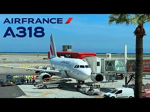 🇫🇷 Nice Côte d'Azur - Paris CDG 🇫🇷 Air France Airbus A318, Baby Airbus [FULL FLIGHT REPORT]