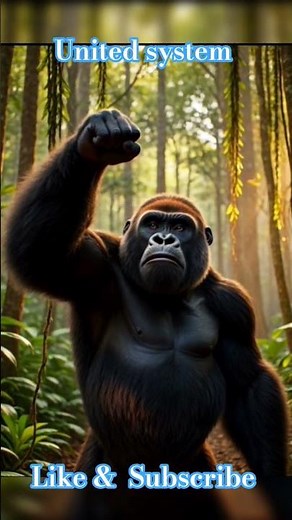 The Mighty Gorilla – King of the Rainforest | Cinematic Wildlife 4K #rainforestation #rainforest