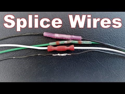 How to Splice Wires - How to Solder and How to Crimp Wire Connectors