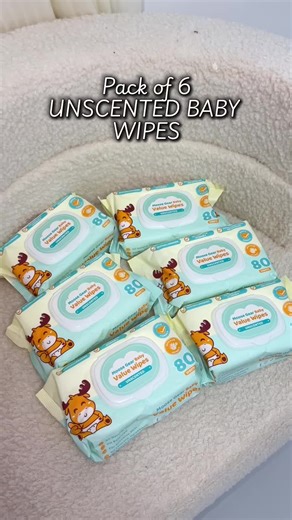 Moose Gear Unscented Baby Wipes for Gentle Care