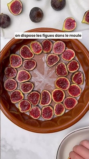 Gâteau renversé aux figues